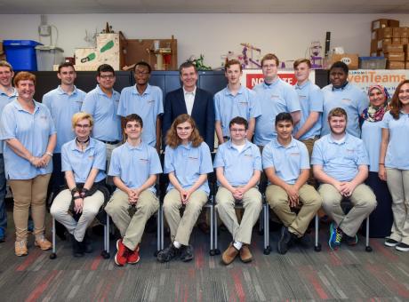 Team Photo with Governor Cooper